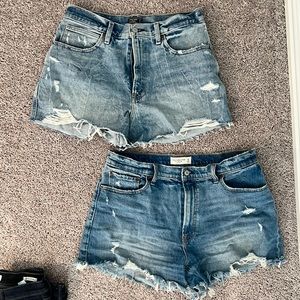 Abercrombie Jean Shorts 31/32